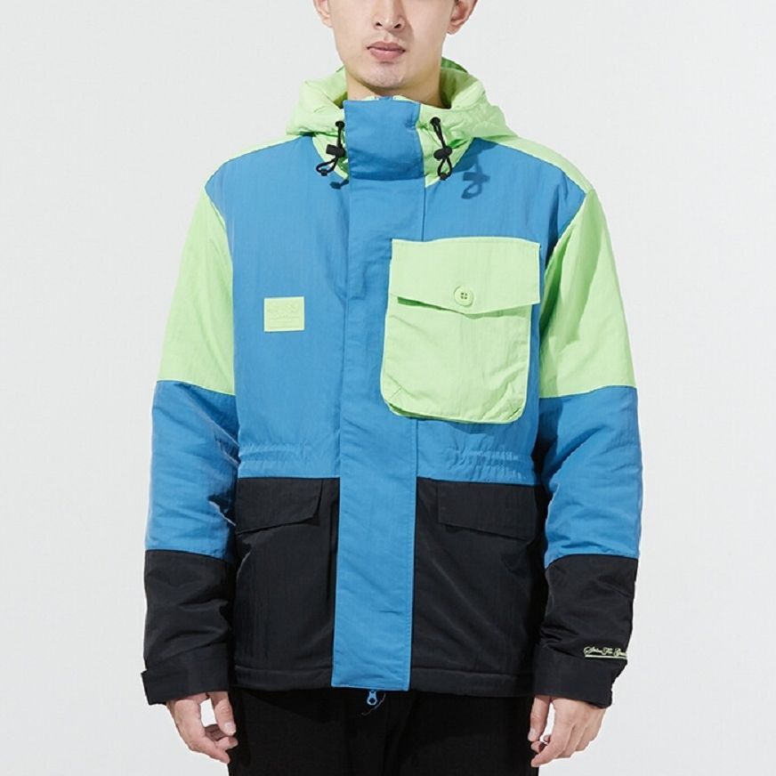 Nike Lebron Premium Utility Multi-Pocket Windproof Hooded Cotton Jacket Men Outerwear Blue DA6714-345