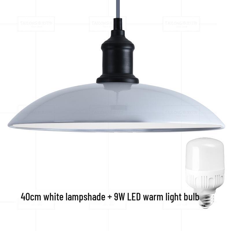 Nordic Loft Retro Industrial Pendant Light - Creative Wrought Iron Single Head Lampshade for Cafe and Bar