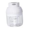 Portable Electric Garlic Chopper Mincer Kitchen Gadgets for Vegetable Fruits White