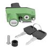 Aluminum Alloy Helmet Lock Anti Theft Mount Hook Modification Fit for KAWASAKI Z125 2016+(Green )