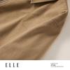 ELLE Women's Khaki Lapel Workwear Jacket