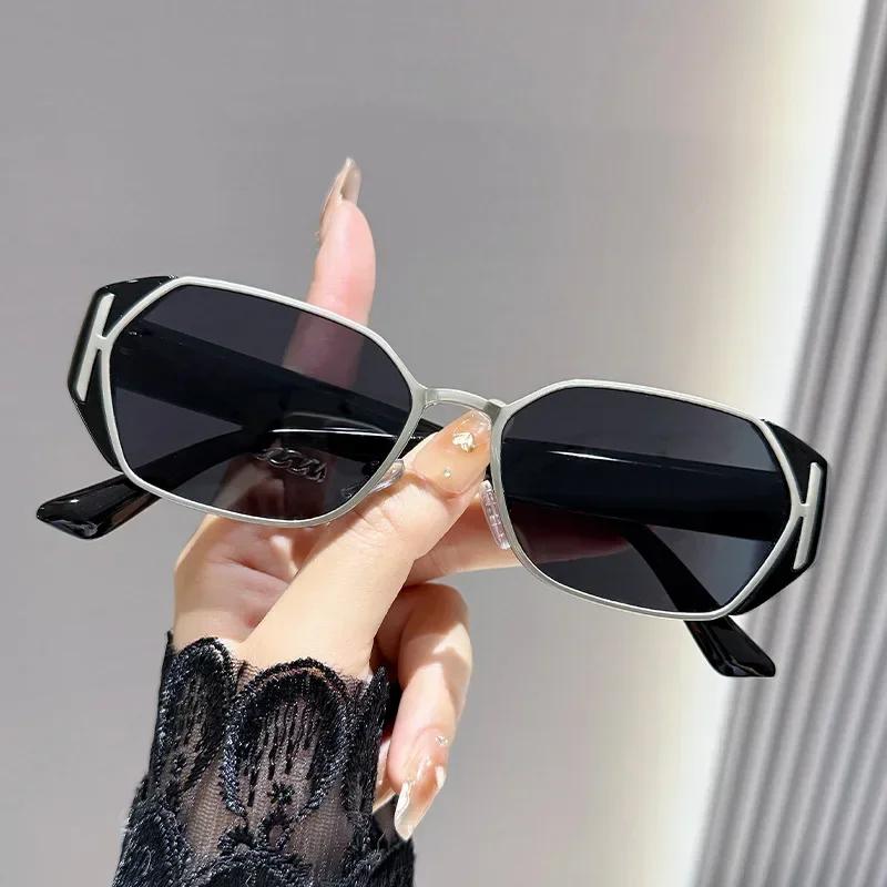 Unisex Retro Cat Eye Sunglasses Full Frame UV Protection Fashion Trendy Eyewear for Outdoor Travel Driving
