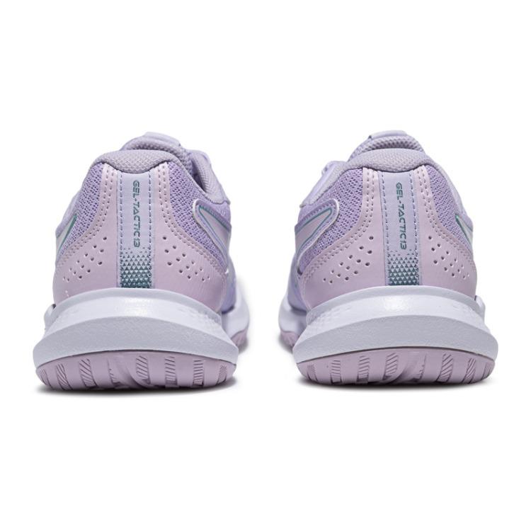 Asics Gel-Tactic 13 Mesh Color Block Round Toe Lace-Up Breathable Low-Top Volleyball Shoes Women Sneakers 1072A118-500