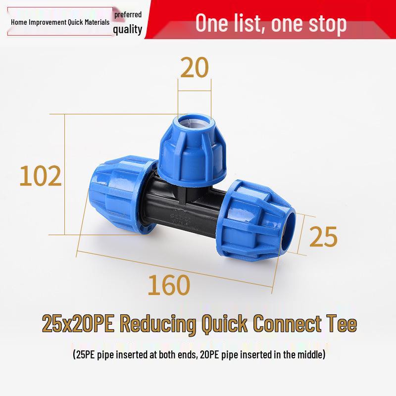 Quick-Connect Elbow for 20/25mm Plumbing: Hot-Melt Repair Joint, Water Pipe Fittings