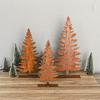 Christmas Tree Iron Desktop Decoration Ornaments, Metal Crafts, Indoor Christmas Decoration Supplies