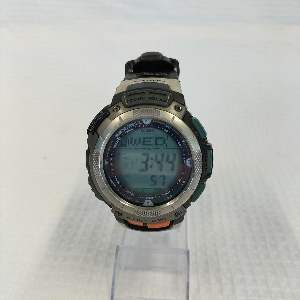 Used CASIO PRW-1000J-1JR PRO TREK solar radio clock