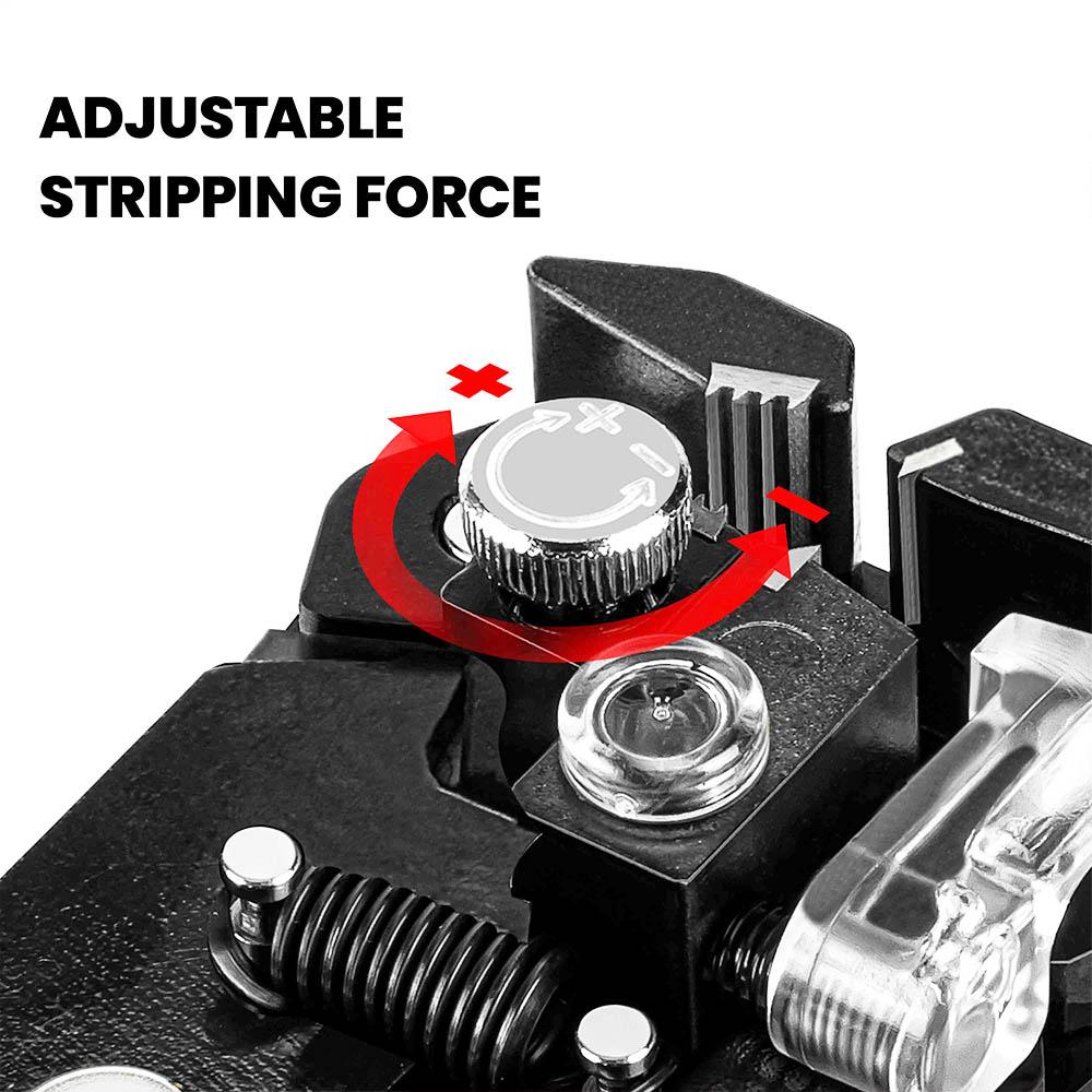 KAIWEETS KWS-103 Multifunktionale automatische Abisolierzange, Drahtschneiden, Crimpzange für Kabelschuhe mit TPR-Griff