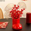 Creative Snow Boots Shape Ceramic Vase Desk Decoration Flowers Arrangement Artificial Berries Decorative Vases Modern Home Decor