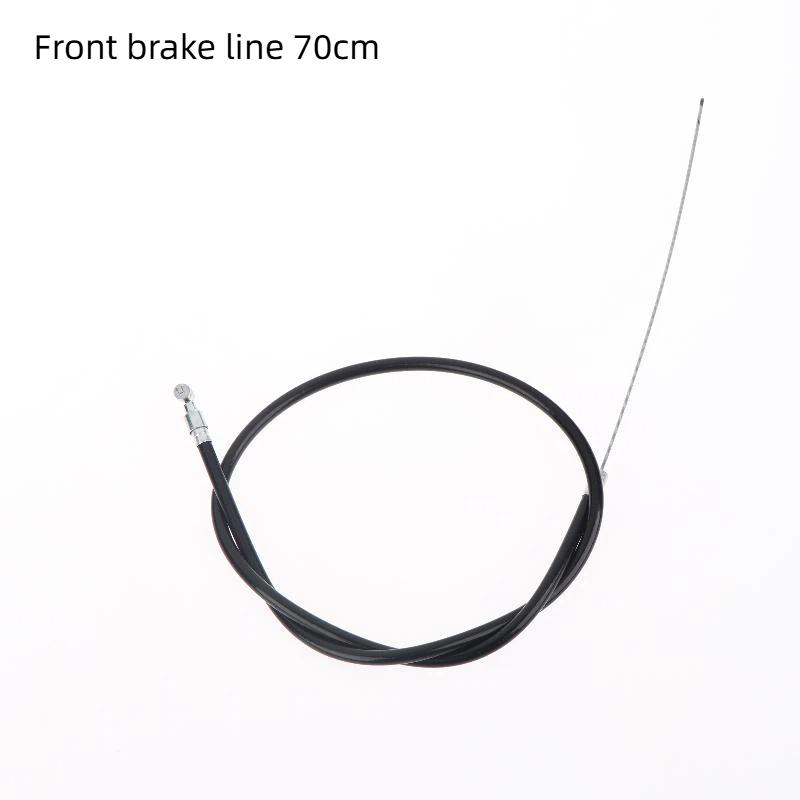 

Bicycle Brake Cable Set Metal Wire Core,Front And Rear Brake Wire Tubes With Locking Mechanism And Folding Sleeve Gear 1/2Pcs front