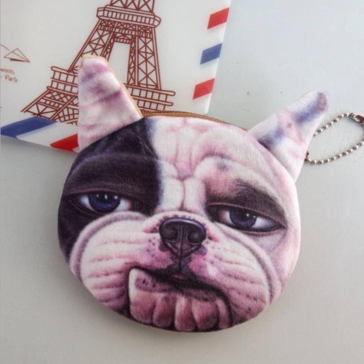 Cartoon Kitten Coin Purse & Key Holder Gift Set