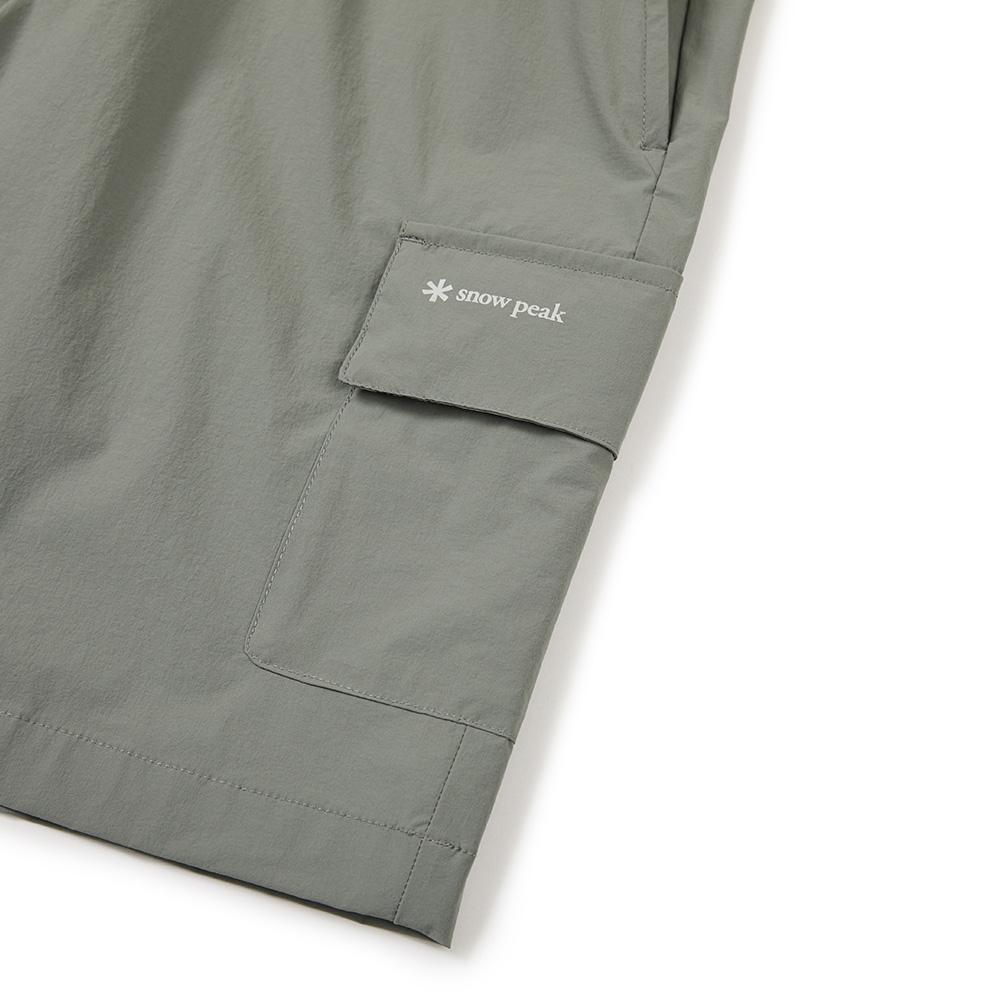 SNOWPEAK Syntech Women's Woven Shorts Jumpsuit Light Khaki (S24MWSOP33)