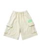 GOLDEN SUNSHINE Golden Cargo Sweat Shorts_Ivory