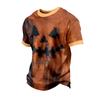 Men's Short Sleeve Halloween Print T-Shirt Casual Fashion Top