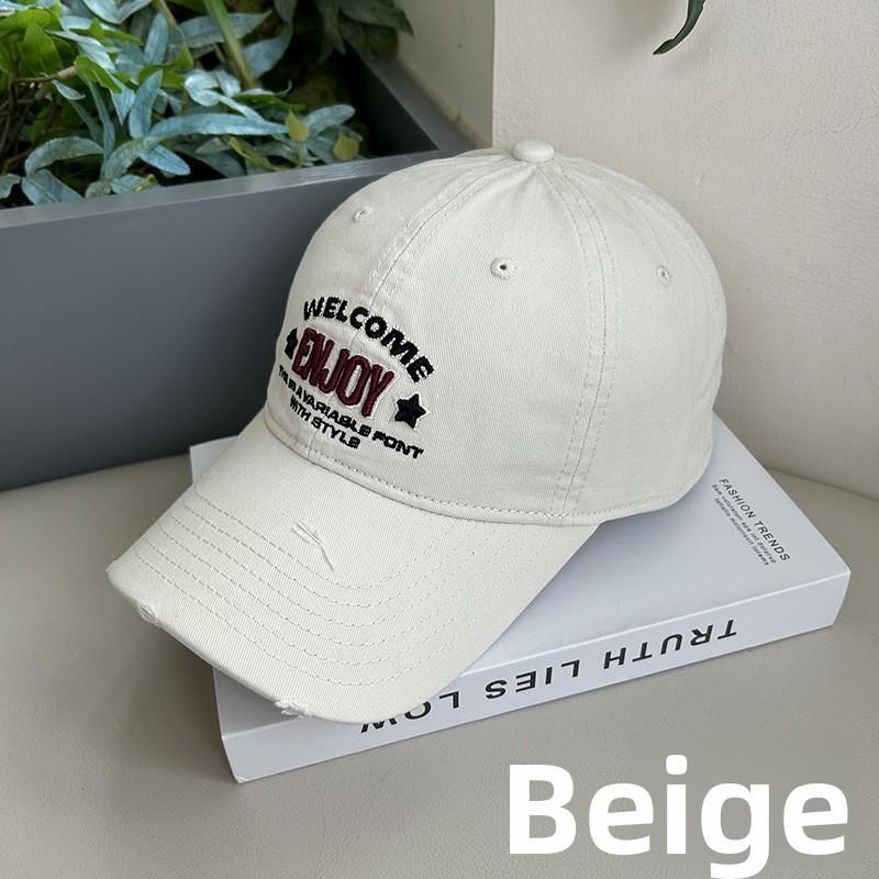 Enjoy Embroidered Baseball Cap With Sun Protection For Casual Wear