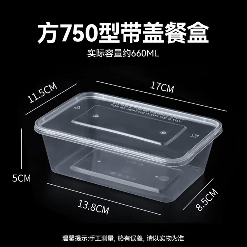 Disposable Rectangular PP Takeout Containers