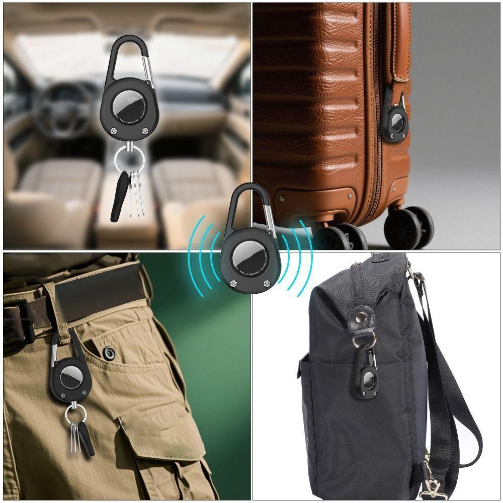Carabiner Holder Case Keyring Portable Protective Cover for AirTag Adventure