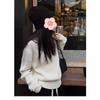 Fashion Half-zipper Turtleneck Women's Sweater Autumn and Winter New Long Sleeve Inner Knitted Pullover Sweaters Elegant Simple Top Clothes 2503