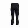 Under Armour Solid Color Logo Print High Waist Tight Fitness Pants Women bottoms Black 1365718-002