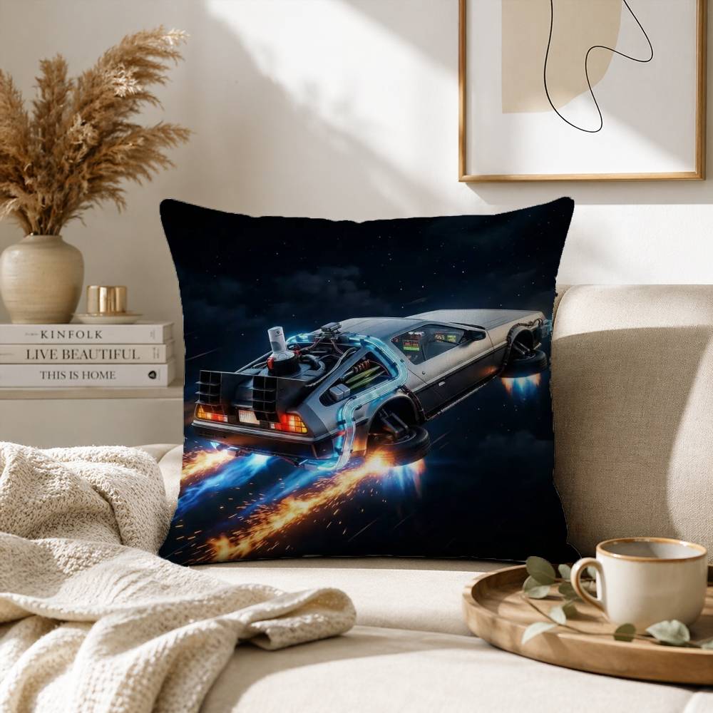 Back to the Future Pillow Case for Sofa Living Room Home office Decor Protective Cover