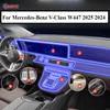 Voor Mercedes-Benz V-Klasse W447 2025 2024 Accessoires interieurfolie transparant TPU Versnellingspookpaneel GPS Middenconsole PPF Bescherming
