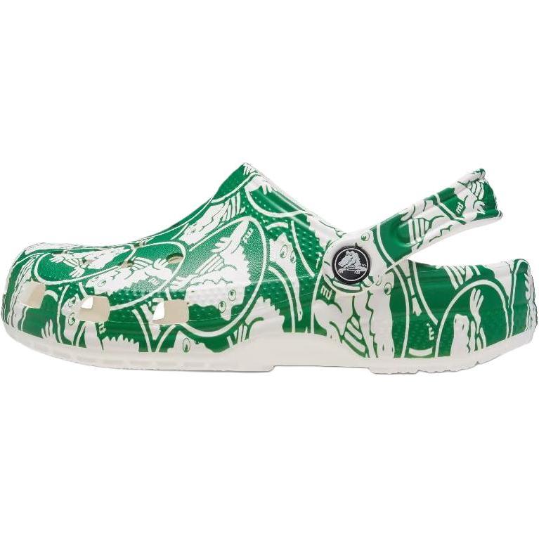 Crocs Classic Logo K Clog Kids clogs Green 210008-3WH 27-28