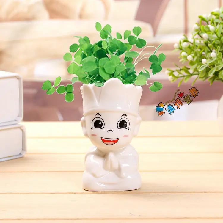 Nouă mini păpușă drăguță ghiveci cu flori Ghiveci din ceramică suculente în ghivece creative bricolaj jucării pentru copii cadou educație științifică decor acasă