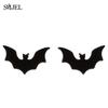 Stainless Steel Bat Stud Earrings For Women Men Punk Funny Halloween Party Gift Black Bat Earings Studs Jewelry Wholesale