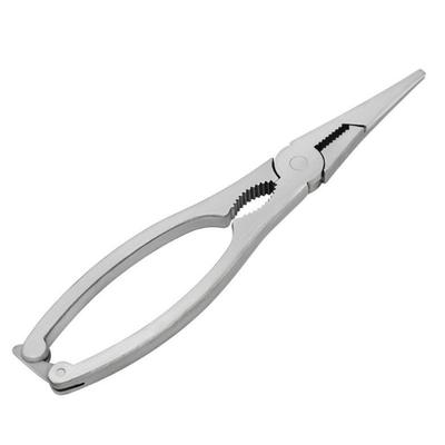 652F Stainless Steel Seafood Tools Crabb Stripping Pincers Kitchen Crabb Shrimp Peeling Clamp Pliers Clip