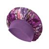 New Satin Wide-Brimmed Sleep Cap: Elastic Hair Protection, Bath & Chemotherapy Hat for Women.