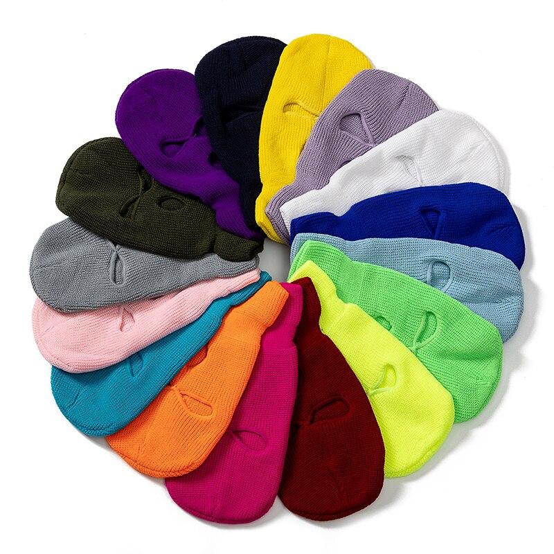 Balaclava De Inverno 3 Peças - Máscara Térmica Com Faixa Refletiva | Preto Tamanho Único