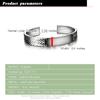 Pulsera Punk de plata de ley 925 abierta y ajustable para mujeres, brazaletes con dijes, pulseras para parejas, joyas para hombres, regalos 