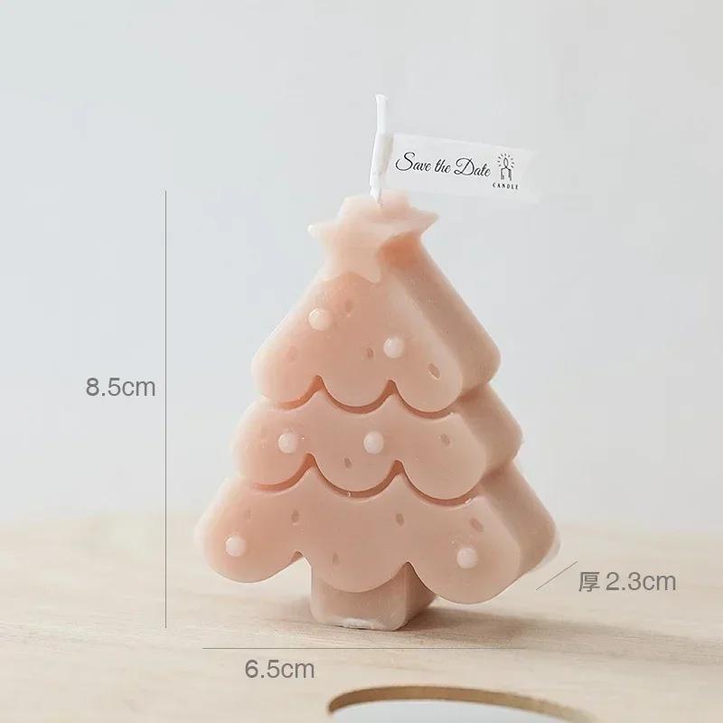 Christmas Tree Creative Scented Candles Scene Shooting Props Soy Wax Aromatherapy Incense Candle Accessories Home Supplies Molds