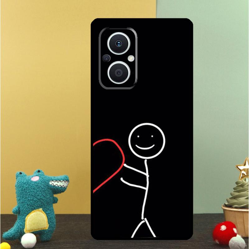Cartoon Matchman Case For OPPO Reno 15F 13F 14F 12 11 F 10 14 15 Pro 7 8 Lite OPPO Find X9 X8 X6 X5 Pro Cover