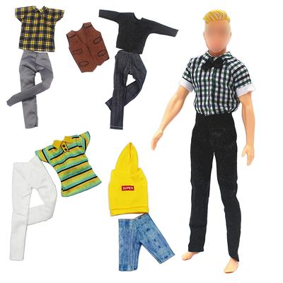 1Set 30cm Doll Clothing Men's Clothing Doll Dressing Multi Style Sports Suits