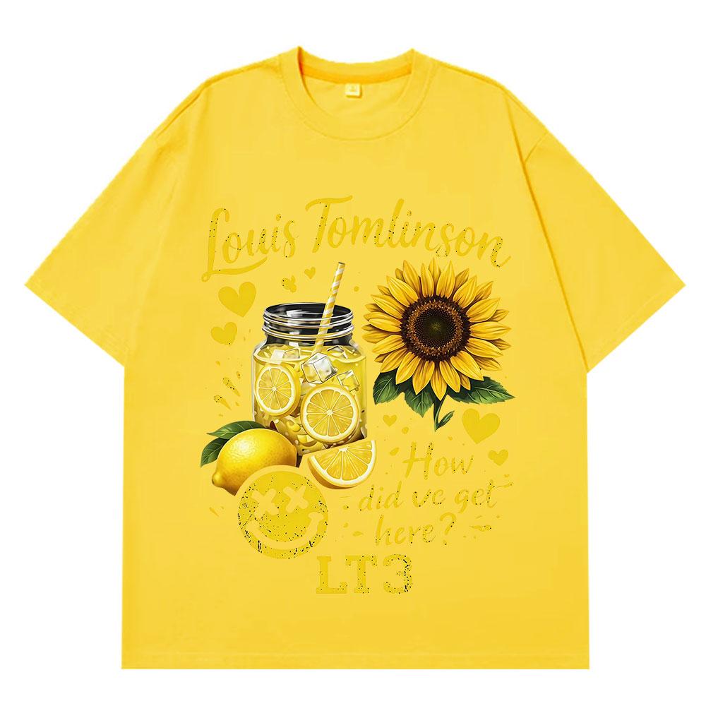 Singer Louis Tomlinson How Did I Get Here Tour 2026 Print Tshirt Unisex Unisex Fashion Tshirt Cotton Vintage Loose Tshirs Fan Gift