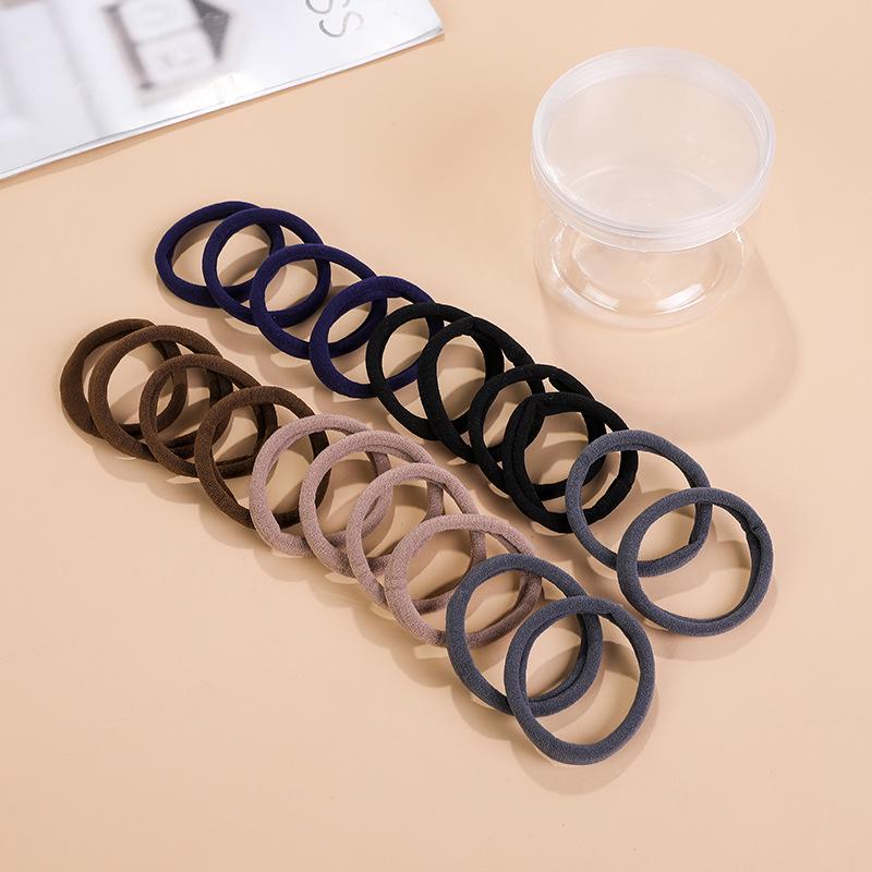 

Упаковка 20-30 шт.: Новые высокоэластичные кожаные резинки для волос для женщин - Прочные резинки для волос с бесплатной доставкой