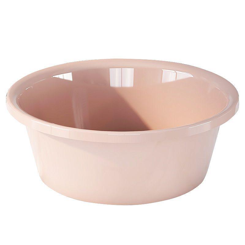 Thickened Plastic Multipurpose Basin for Face Wash, Laundry, Foot Soak, Vegetable Wash - Ideal for Household & Dorm Use
