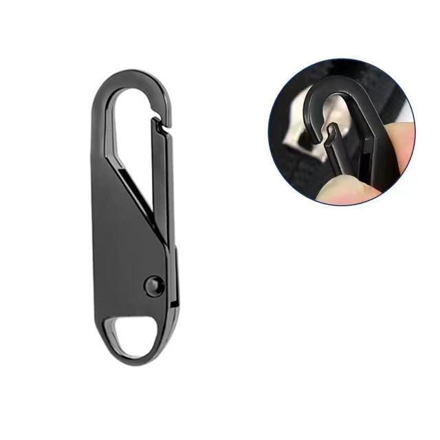 10 Pcs Zipper Slider Puller Instant Zipper Repair Bag Replacement Bad Buckle Travel Bag Suitcase Zipper Head DIY Sewing Craft