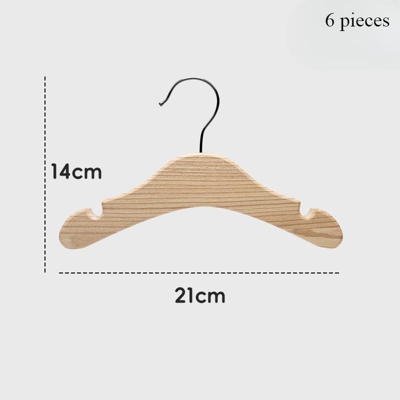 

Solid Wood Dog Clothes Hanger Multi-layer Floor Standing Clothing Storage with Pulley Kitten Coat Rack Saves Space Pet Wardrobe
