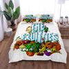 Spanish Fruitties Children Duvet Cover Set King Queen Double Twin Single Bed Linen Set