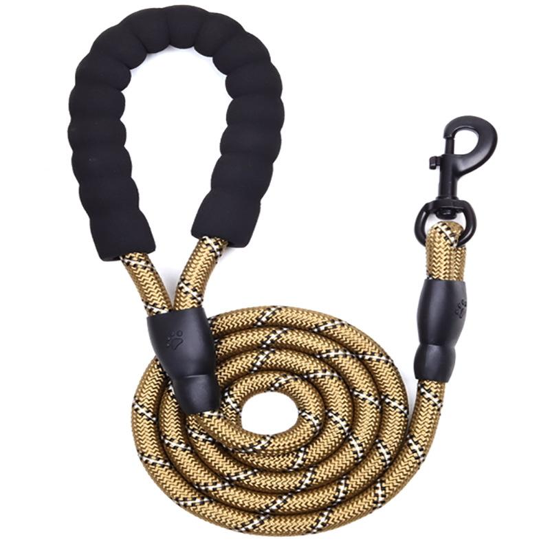 New dog leash pet products leash reflective nylon round rope walking dog rope dog leash dog chain