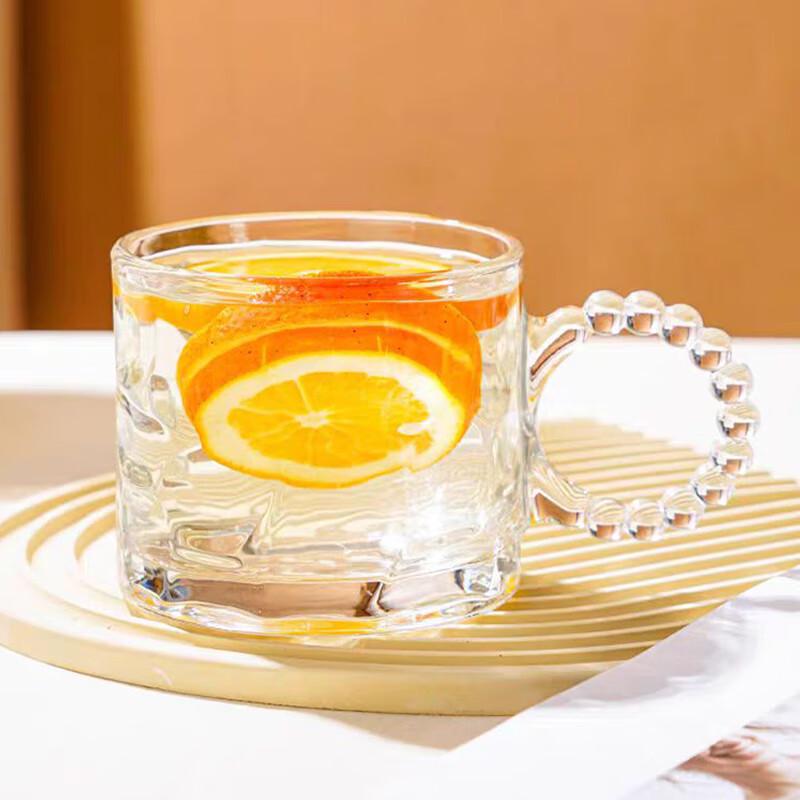 Hua Qingge Dazzling Hammered Glass Couple Cups