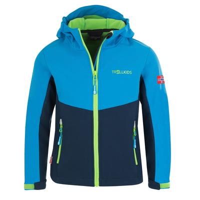 Trollkids Kids Kristiansand Jacket Children's Softshell Blue/navy (320-117)