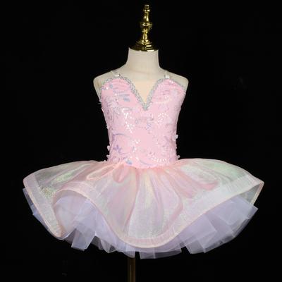 Vestito da Principessa Farfalla per Bambina - Costume da Ballo con Gonna Ampia per Palco della Scuola dell'Infanzia