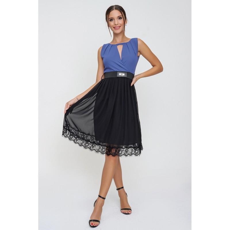 

Юбка из гипюра с плиссированным поясом Вечернее платье