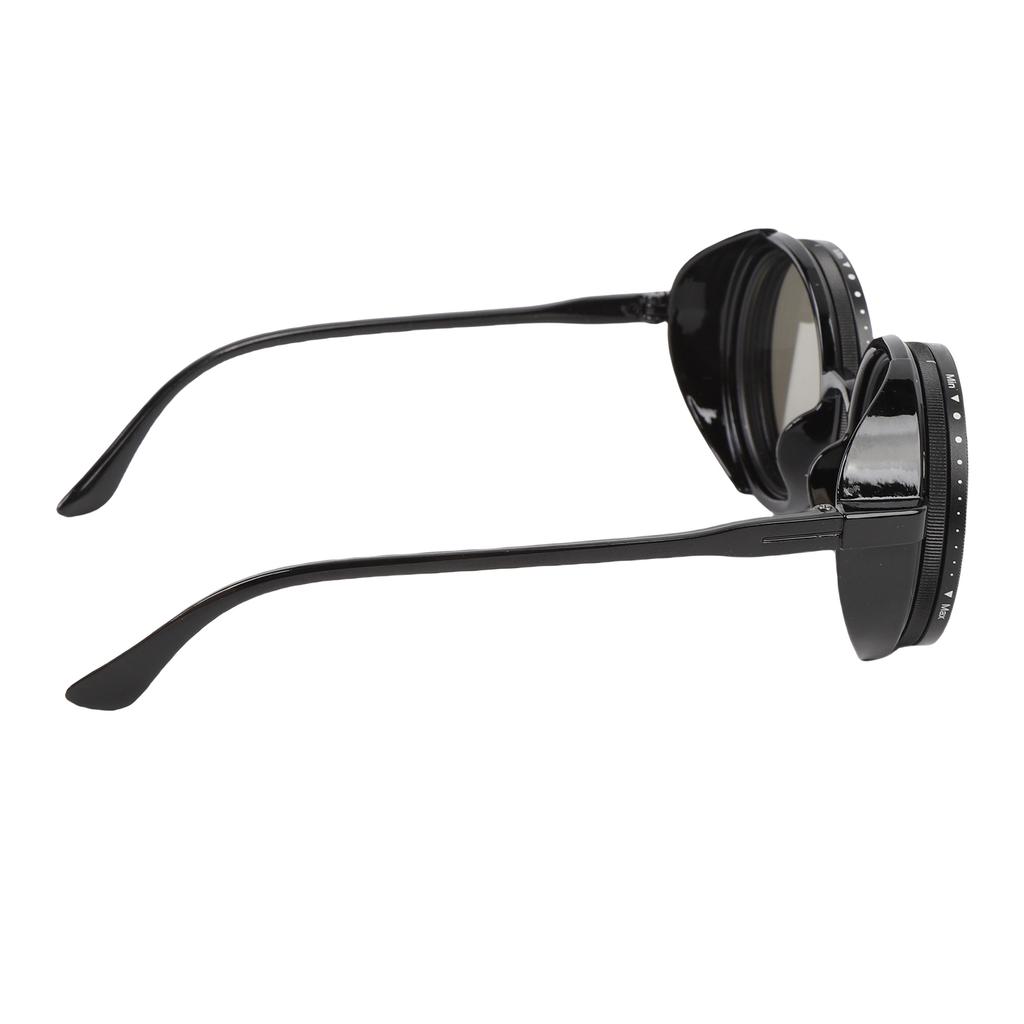 Polarized Glasses 52mm ND2-400 Filter Lens Round Shape Adjustable Light Reducing Sunglasses for Fishing
