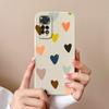 For Redmi Note 11S 4G 5G Phone Case Love Heart Liquid Silicone Camera Protection Back Cover For Xiaomi Redmi Note11S 11 S Funda