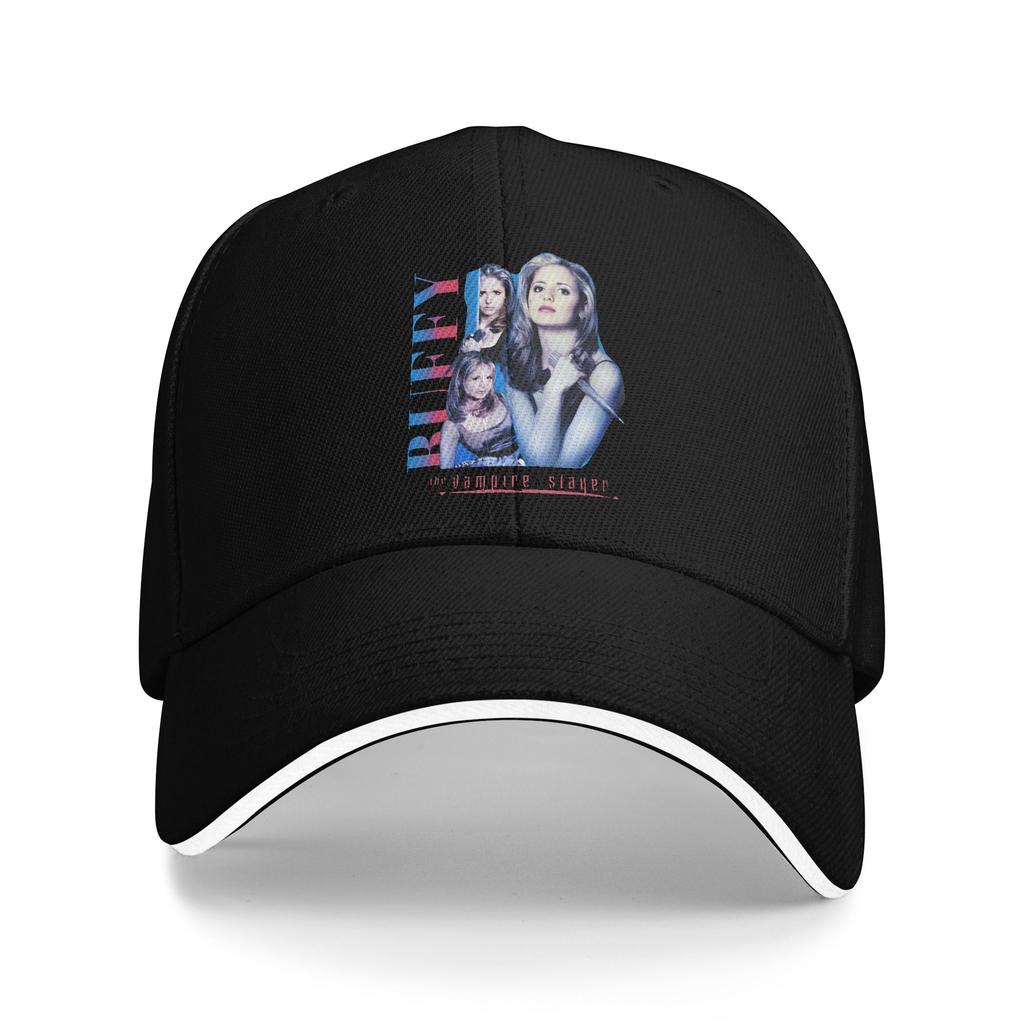 Splatter Buffy Buffy the Vampire Slayer Baseball Cap Popular Sandwich Hat for Unisex Women Adjustable Sun Hat Outdoor