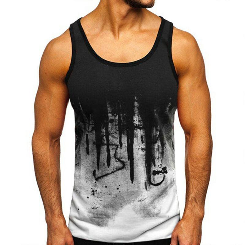 Summer Tops for Women,Womens Gradient V Neck Tank Top Sleeveless Fashion Vest T Shirts Comfy Workout Loose Tops