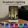 Aroma Diffuser Air Purifier Tabletop Essential Oil Hollow Deer Ultrasonic Air Humidifier 100ml Timing Function Auto Shut-off